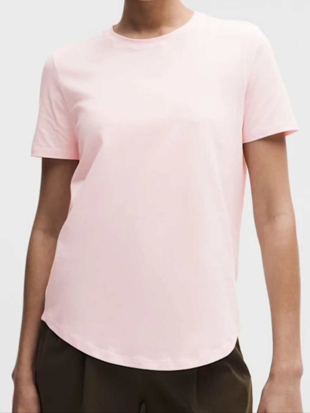 Lululemon Light Pink Love Crew Tee Short Sleeve